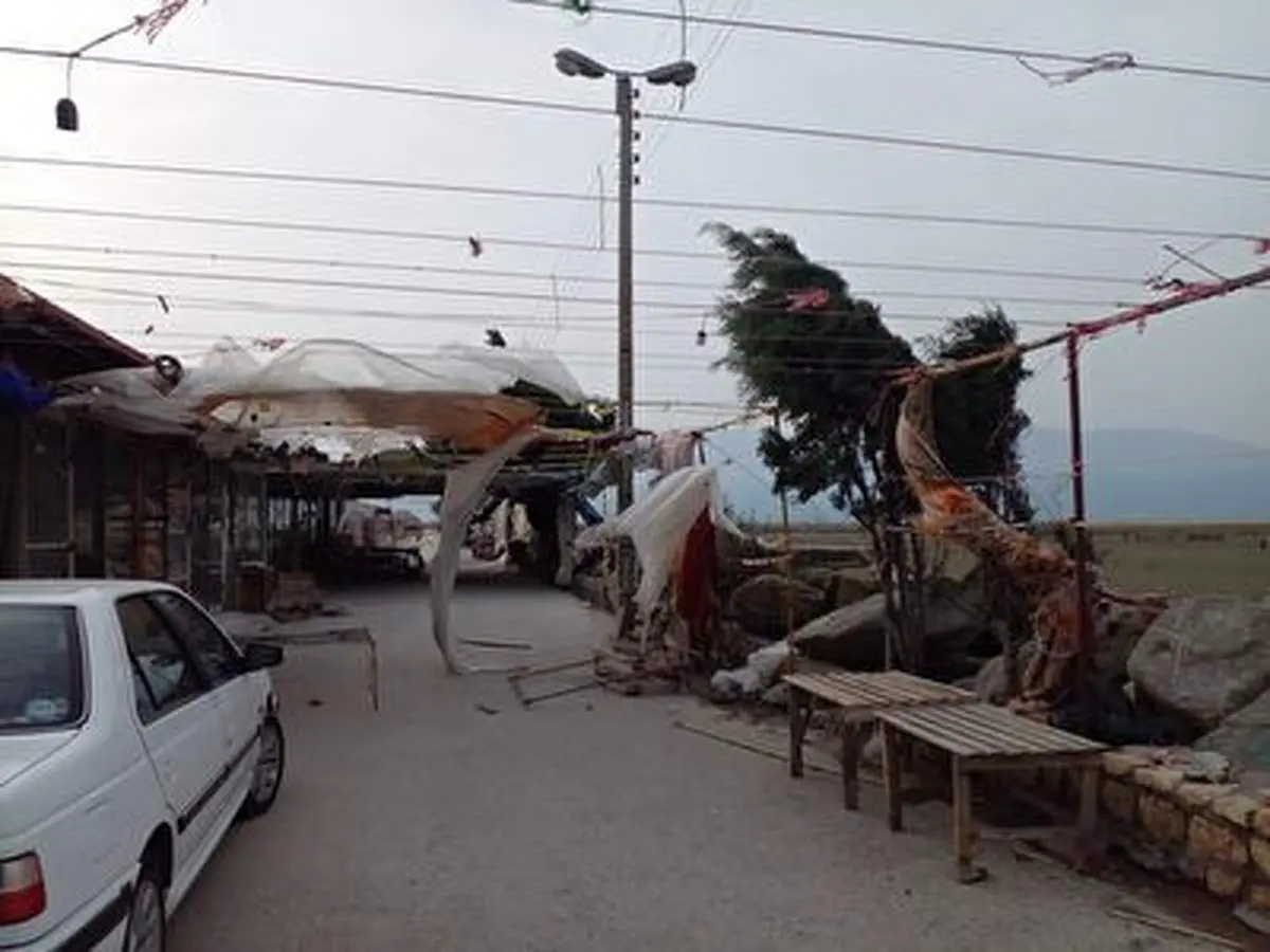 سرعت تندباد در اردبیل به ۱۰۸ کیلومتر بر ساعت رسید+ فیلم