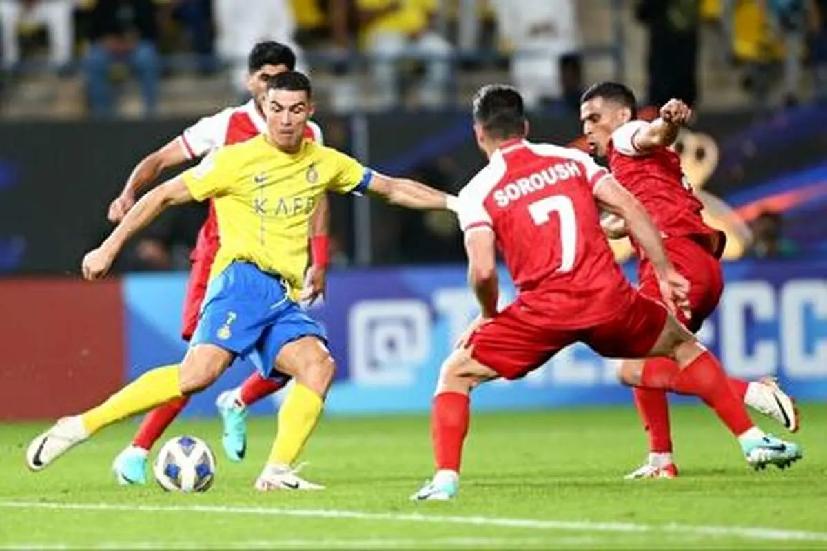 لایی زدن دیدنی کریستین رونالدو به بازیکن پرسپولیس!+ فیلم
