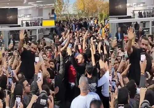 آمادگی بدنی هادی چوپان قبل از رقابت با آرنولد+فیلم