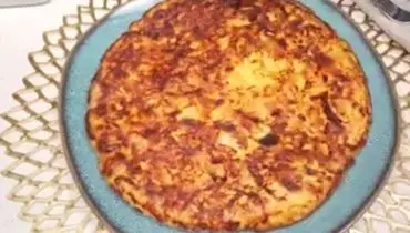 لذیذترین املت سنتی اسپانیایی فقط با سه قلم مواد+ فیلم