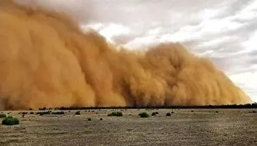 ویدئویی دلهره آور از طوفان مهیب گردوخاک در شهرستان های سرخس و تربت‌جام