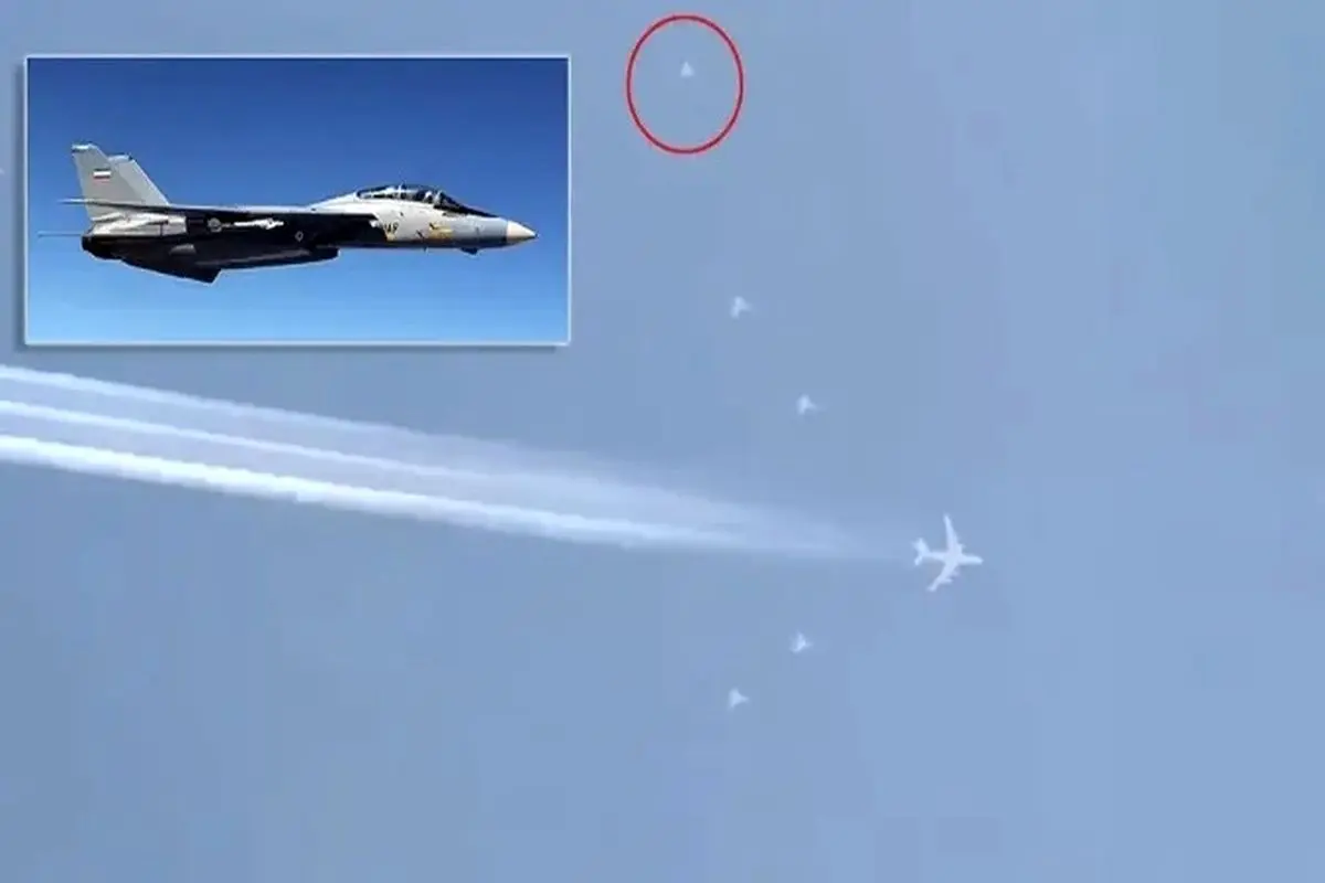 اسکورت هواپیمای پوتین توسط تامکت نیروی هوایی ارتش +فیلم
