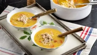 طرز تهیه سوپ مرغ به روش ساده و راحت برای درمان انفولانزا