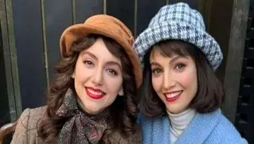 لبخندهای شیرین در پشت صحنه "تاسیان": مهسا حجازی و نازنین بیاتی در کنار هم!