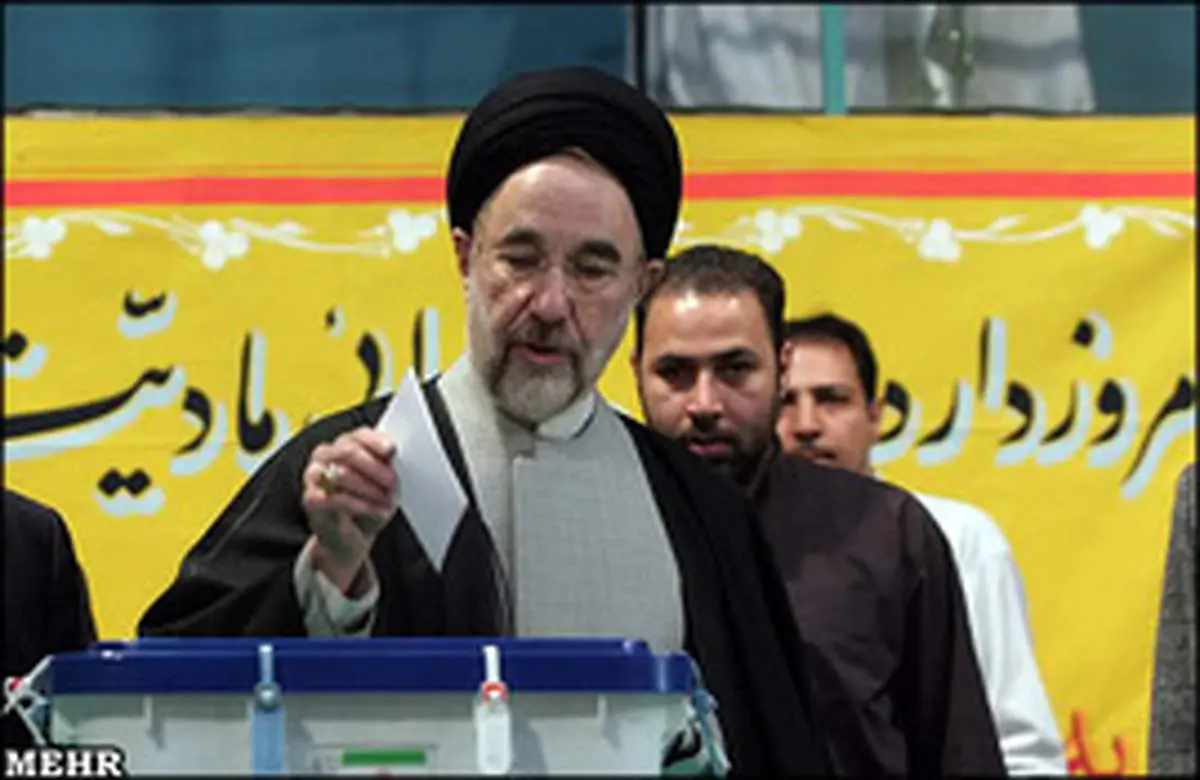 سیدمحمد خاتمی در انتخابات مجلس نهم شرکت کرد