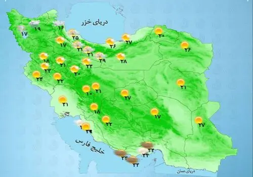 وزش باد شدید با سرعت ۷۶ کیلومتر بر ساعت در پایتخت