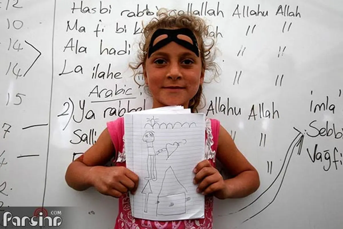 نقاشی‌های کودکان پناهندگان سوری در ترکیه