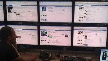 تصویری از یک اتاق کنترل اینترنتی