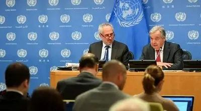 دیدار گوترش با نمایندگان ایران و عمان در بحبوحه جنگ علیه ایران