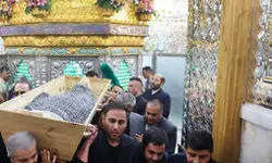 تصاویری از فرزندان مرحوم اکبر هاشمی رفسنجانی در مراسم تشییع عمویشان