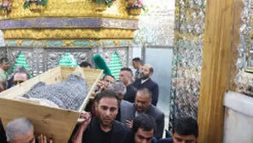 تصاویری از فرزندان مرحوم اکبر هاشمی رفسنجانی در مراسم تشییع عمویشان