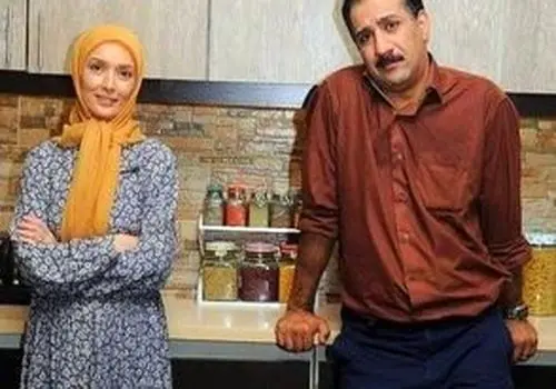 قاب عاشقانه بازیگر سریال شمعدونی و نوعروسش
