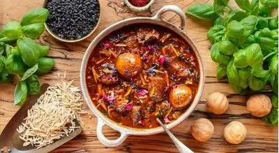 طرز تهیه خورشت خلال کرمانشاه
