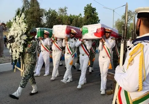 شهادت ٣ تن از مدافعان وطن از نیروی دریایی ارتش 