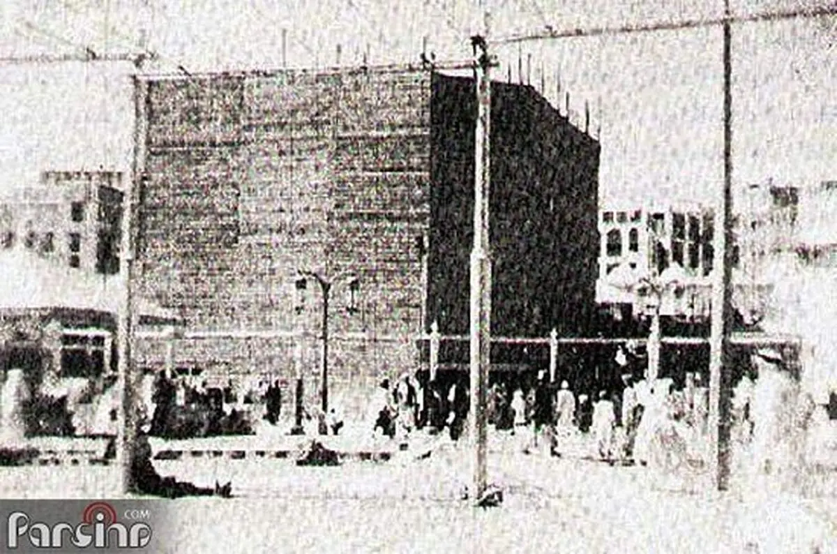 قدیمی‌ترین عکس موجود از کعبهٔ مشرّفه