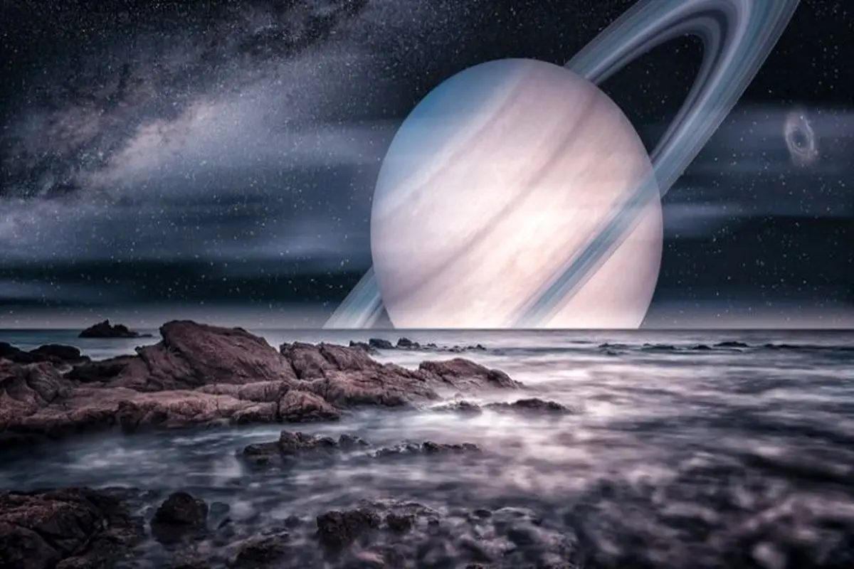 لحظه تماشایی مشاهده سیاره زحل با تلسکوپ+ فیلم