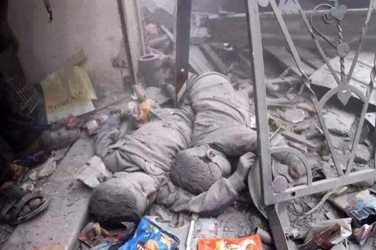 عکس: یک خیابان در شهر حلب سوریه