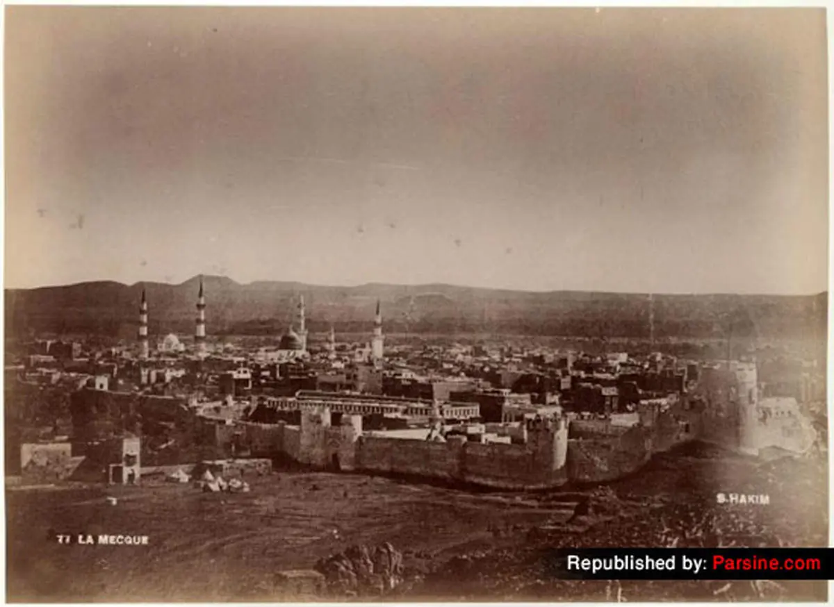 عکس بسیار قدیمی از مدینة النبی