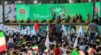 جشن هزار و پانصدمین سالروز میلاد پیامبر اسلام (ص) میدان ولیعصر تهران + فیلم