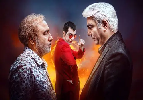 عکس ترسناک عسلِ سریال اجل معلق در پشت صحنه