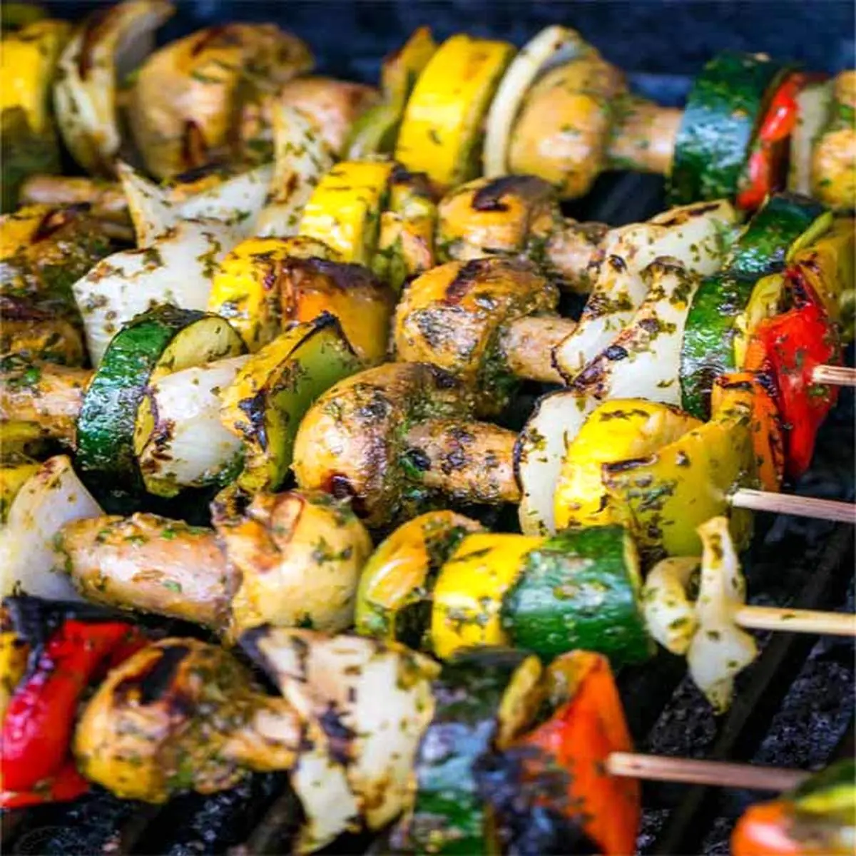 طرز تهیه سبزیجات کبابی خوشمزه و فوری