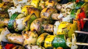 طرز تهیه سبزیجات کبابی خوشمزه و فوری