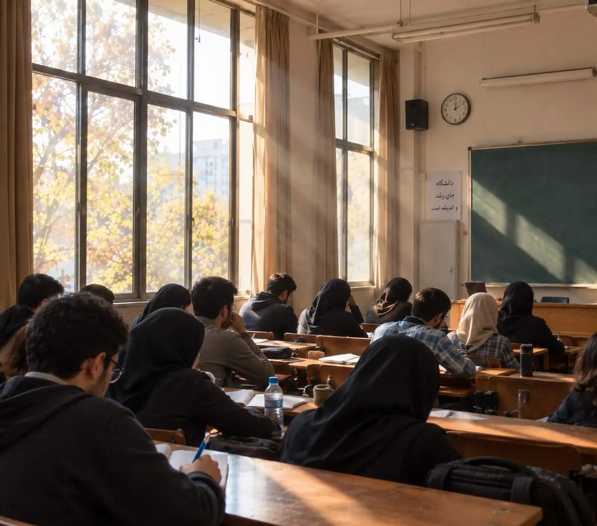 دانشجو سر کلاس حاضر می‌شود، پس استاد کجاست؟