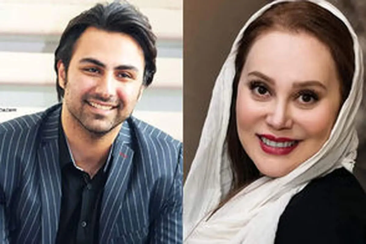 اولین یلدای دونفره آرام جعفری و همسرش