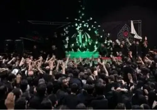 اولین تصاویر از ورود پیکر رهبر شهید به مصلی تهران