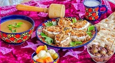طرز تهیه آبگوشت بادمجان و کشک
