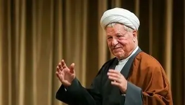 عکس زیر خاکی از ملاقات استاد فرشچیان با مرحوم هاشمی رفسنجانی