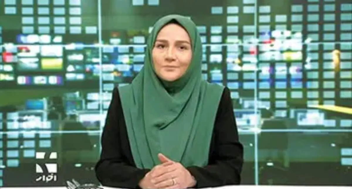 گوینده خانم صداوسیما بعد از این حرکت ناپدید شد!