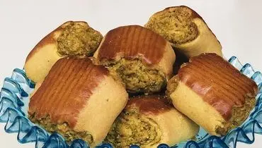 طرز تهیه شیرینی نان نازک پسته ای قزوین+فیلم