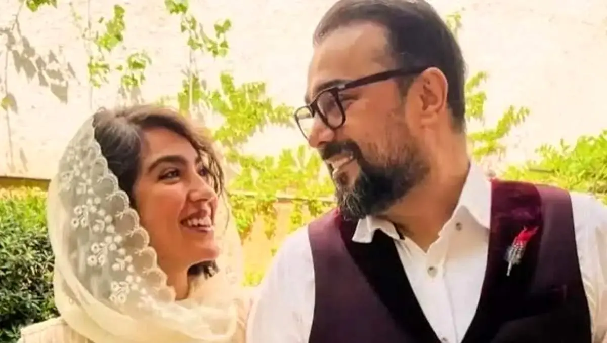 تصاویر عروسی سپند امیرسلیمانی بعد از ۲ سال منتشر شد