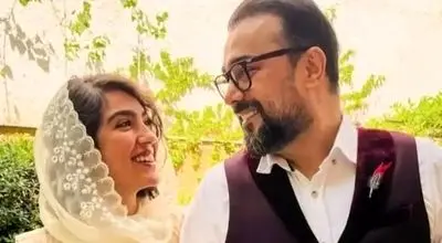 تصاویر عروسی سپند امیرسلیمانی بعد از ۲ سال منتشر شد