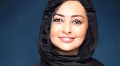 «نفیسه روشن» با لباس عروس در پشت‌صحنۀ «لازانیا»؛ سال 96