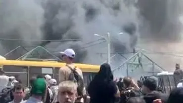 آتش‌سوزی در مرز مهران امروز ۱۸ مرداد ۱۴۰۴ + تعداد فوتی ها و فیلم 