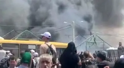 آتش‌سوزی در مرز مهران امروز ۱۸ مرداد ۱۴۰۴ + تعداد فوتی ها و فیلم 