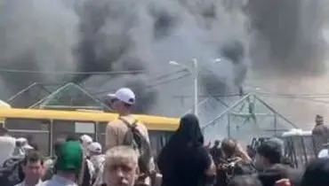 آتش‌سوزی در مرز مهران امروز ۱۸ مرداد ۱۴۰۴ + تعداد فوتی ها و فیلم 