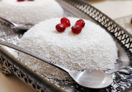 طرز تهیه دسر برفی نارگیلی؛ ساده و مجلسی

