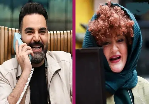 سلفی جالب نعیمه نظام دوست با خانواده سهیلی + عکس