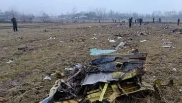 تصاویری دردناک از  محل سانحه سقوط هواپیمای آموزشی در حوالی رشت