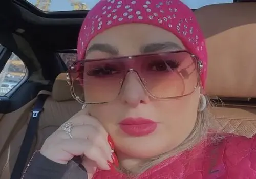 الهام حمیدی در ایام محرم مشکی‌پوش شد
