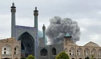 تصاویر تخریب مسجد امام اصفهان در اثر تجاوز هوایی آمریکایی صهیونی+ عکس
