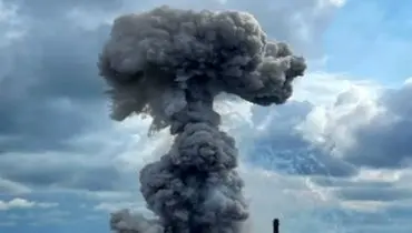 تصاویر آخرالزمانی از آتش سوزی انبار نفت شهران + عکس