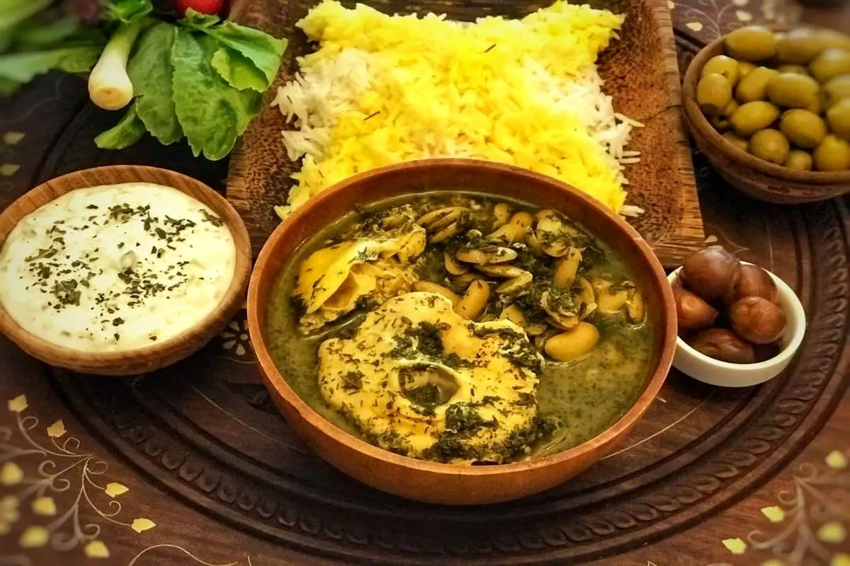 طرز تهیه باقالا خورش رشتی اصیل+فیلم