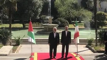  امیرعبداللهیان به استقبال هنیه در تهران رفت