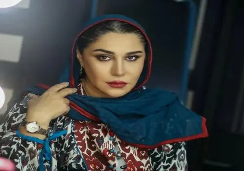 قاب دو نفره از نسیم ادبی به همراه بازیگر پیشکسوت+ عکس