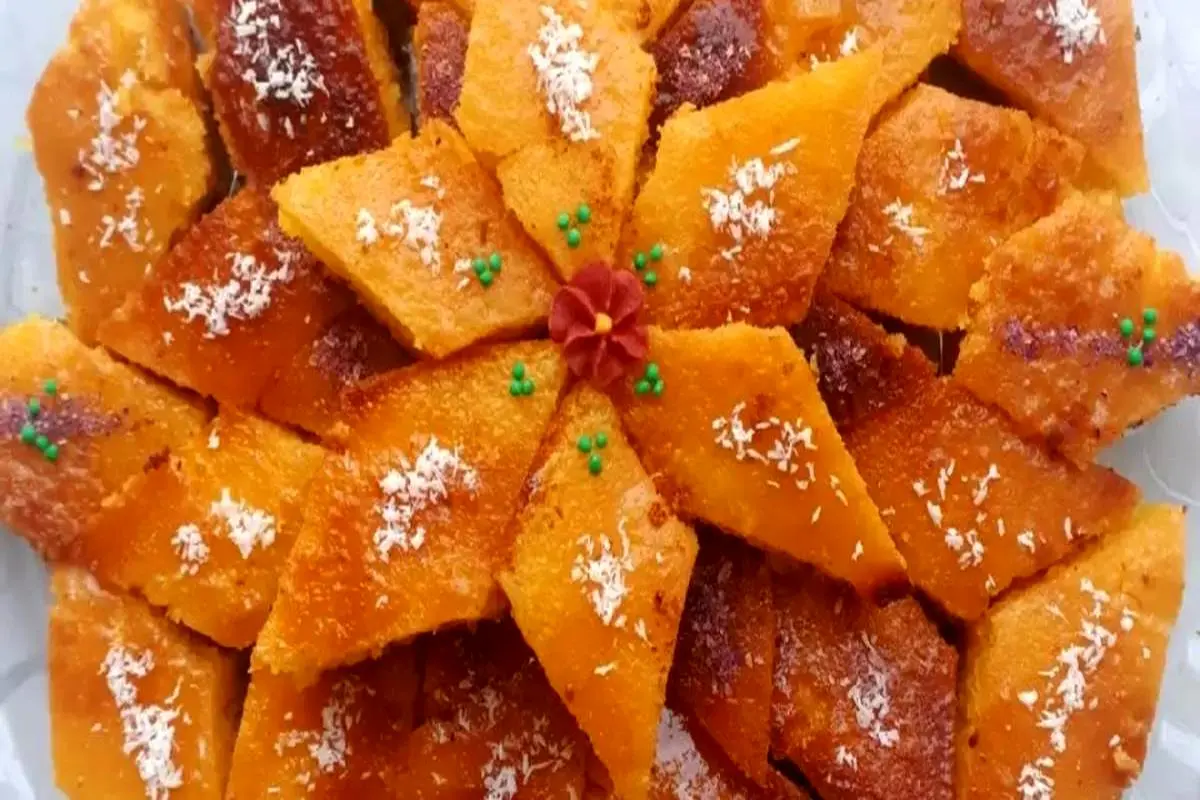طرز تهیه کیک شربتی قزوینی مخصوص عید نوروز+ فیلم