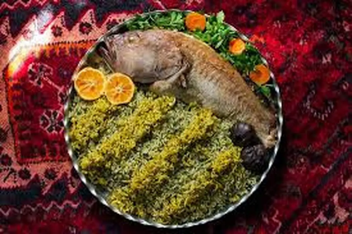  سبزی پلو با ماهی چند کالری دارد ؟